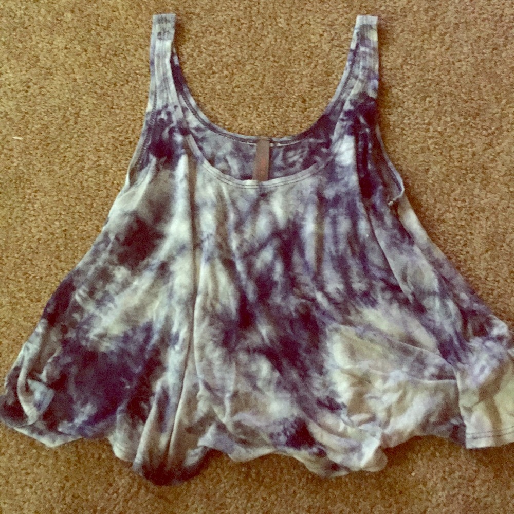 Tie dye crop top size M